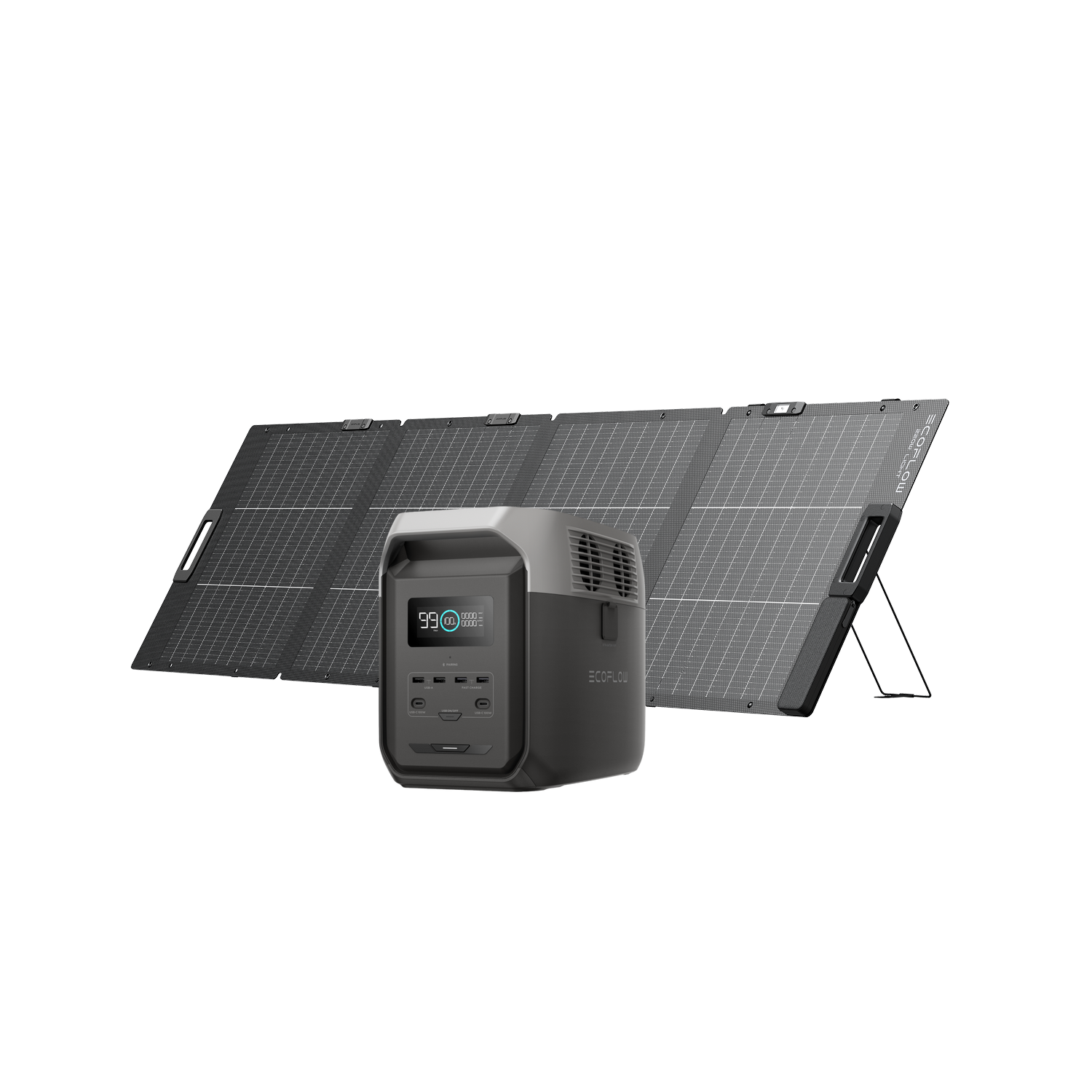 EcoFlow Delta 3 1500 + 220W Lightweight Solar Panel