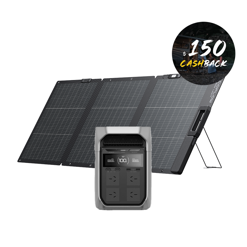 EcoFlow Delta 3 Plus + 160W Lightweight Solar Panel