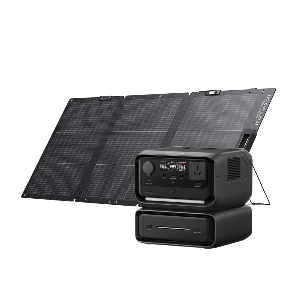 EcoFlow River 3 Max + 160W Lightweight Solar Panel