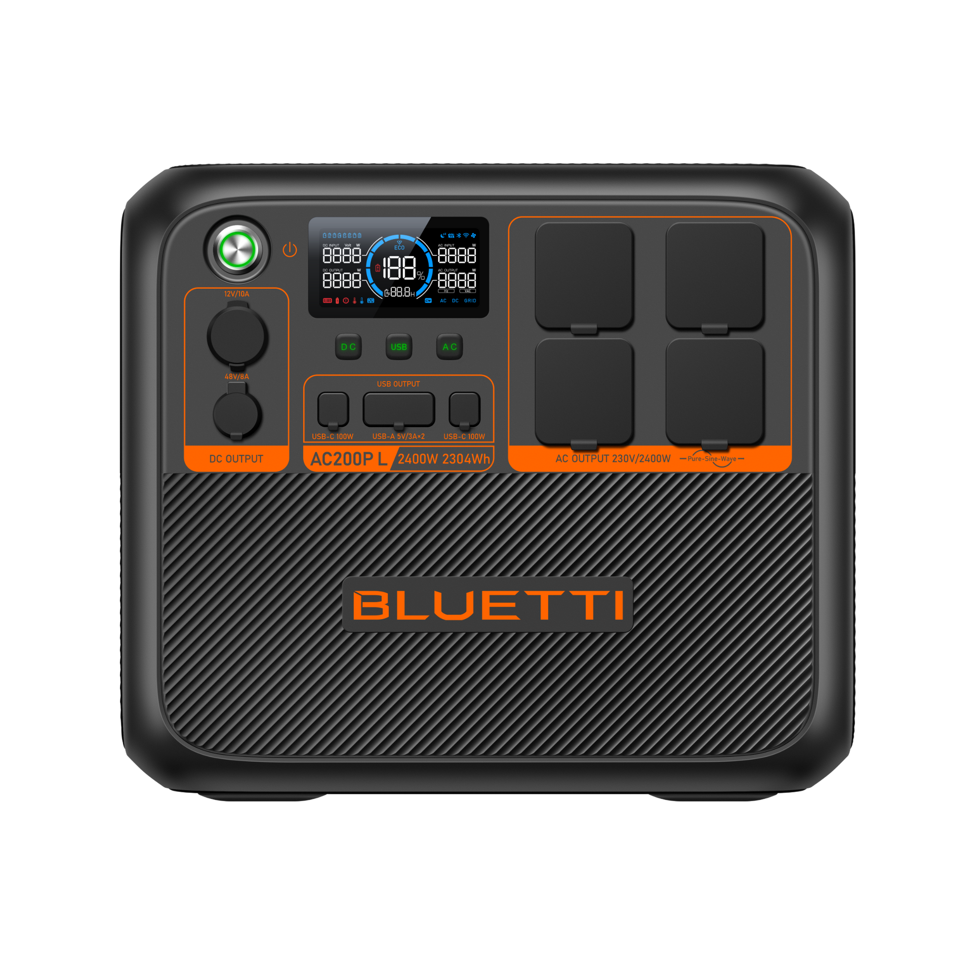 BLUETTI AC200P L Portable Power Station | 2400W 2304Wh