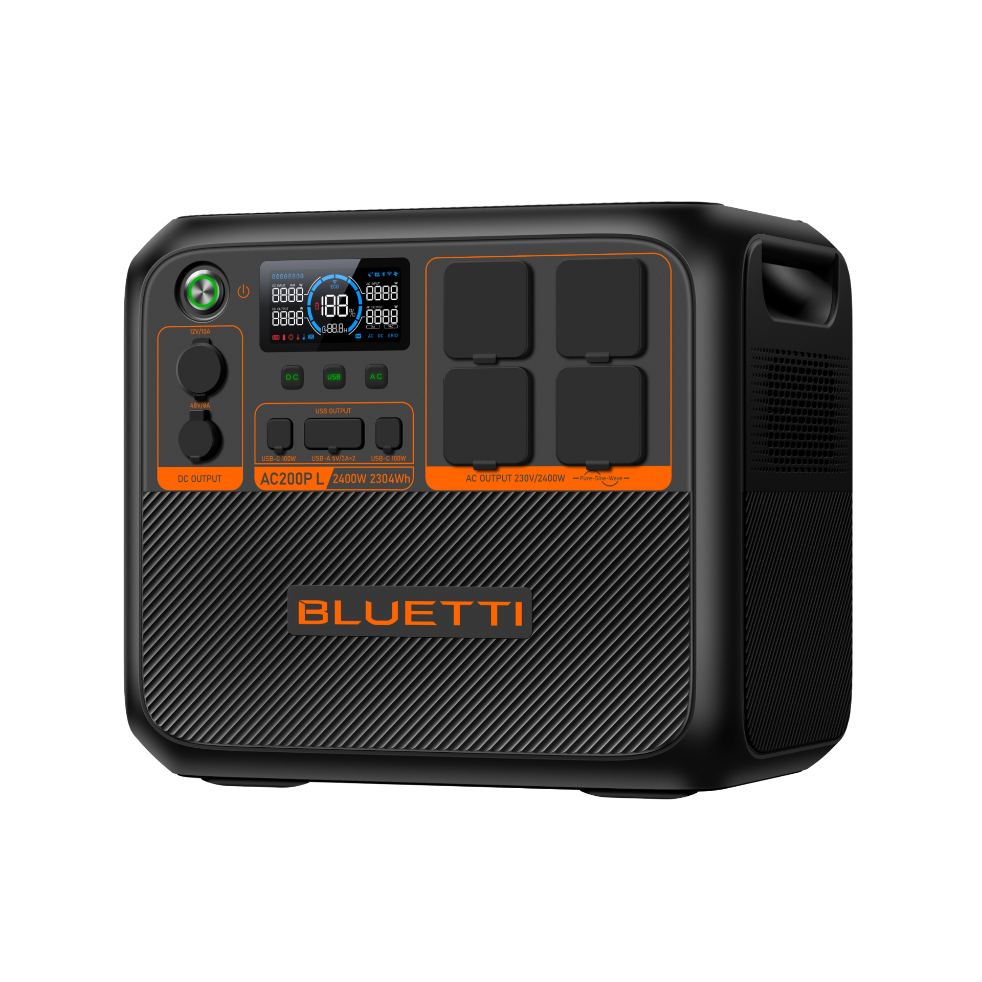 BLUETTI AC200P L Portable Power Station | 2400W 2304Wh