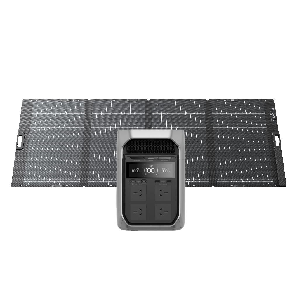 EcoFlow Delta 3 Plus + 400W Lightweight Solar Panel