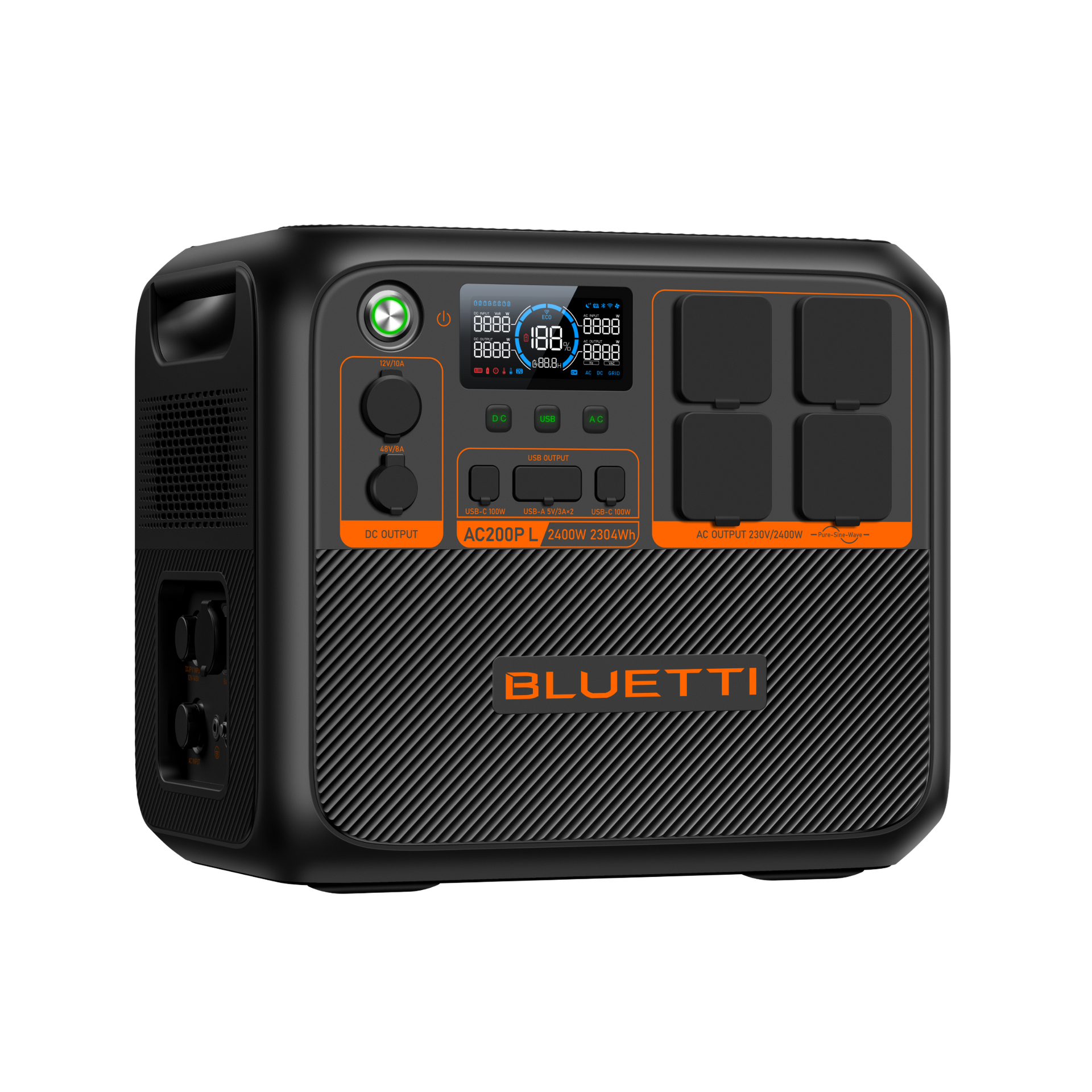 BLUETTI AC200P L Portable Power Station | 2400W 2304Wh