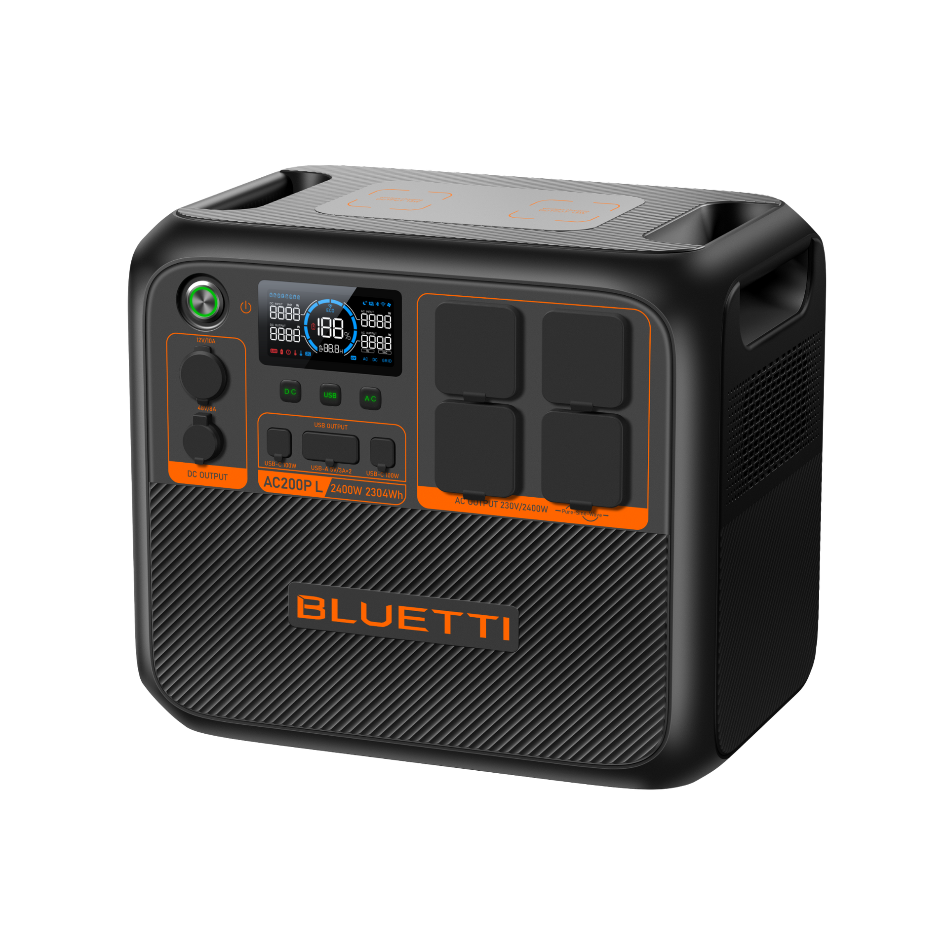 BLUETTI AC200P L Portable Power Station | 2400W 2304Wh