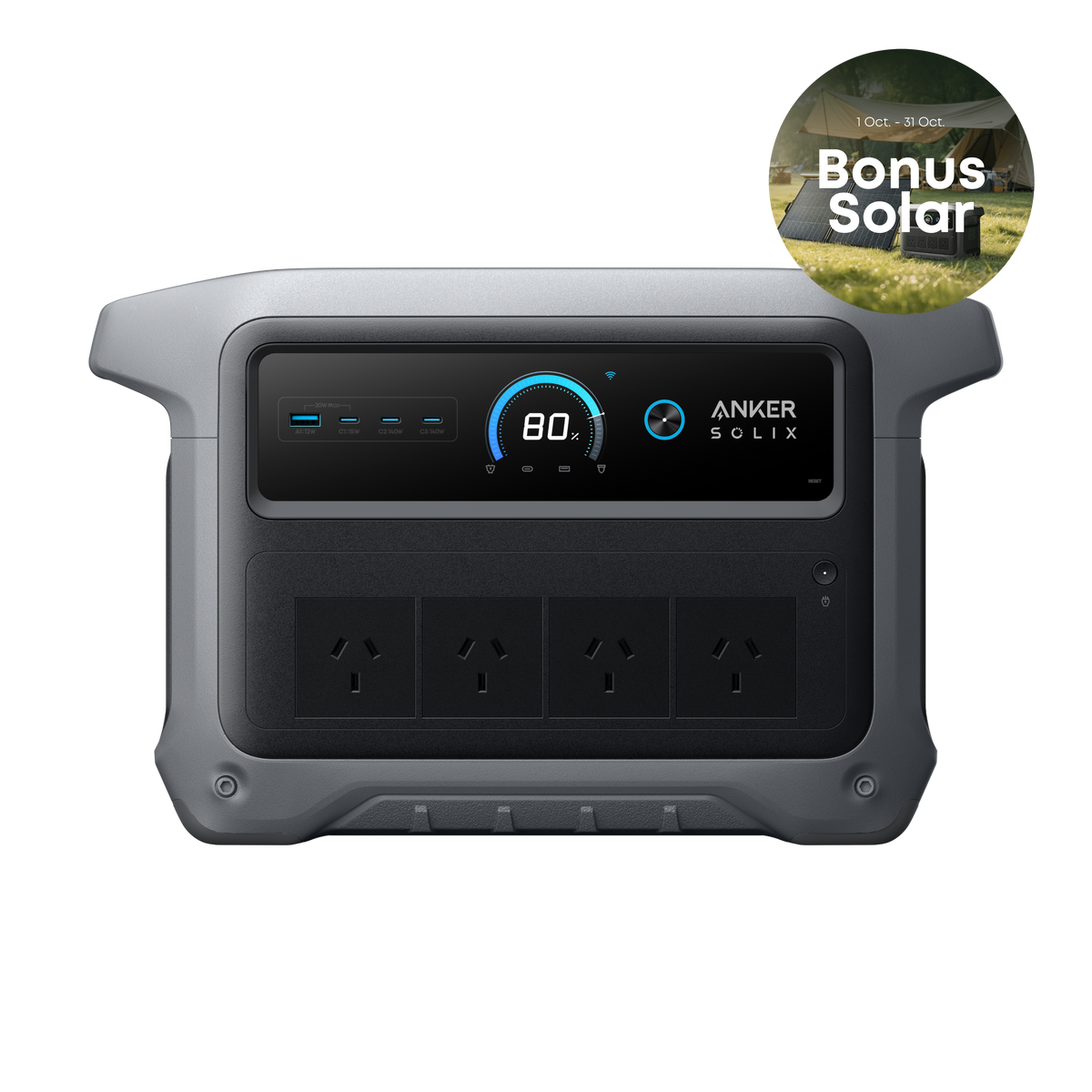 Anker SOLIX C1000 Gen 2 Portable Power Station - 1,024Wh | 2,000W