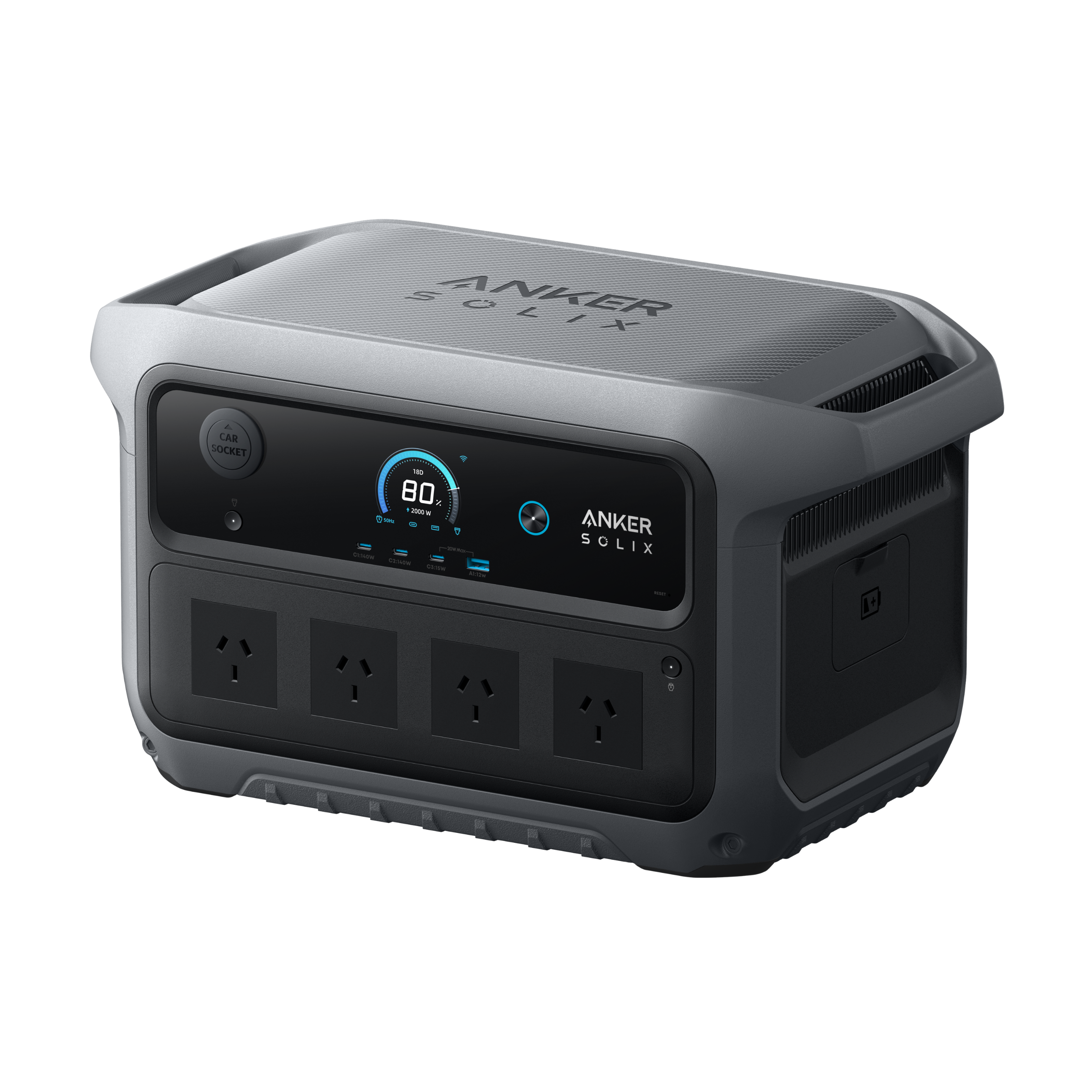 Anker SOLIX C2000 Gen 2 + Expansion Battery - 4096Wh | 2400W