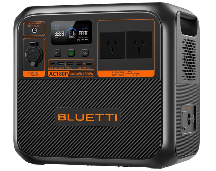 BLUETTI AC180P Portable Power Station | 1,800W 1,152Wh - Actiontech