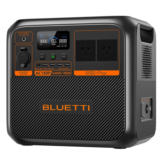 BLUETTI AC180P + 200W Solar Panel