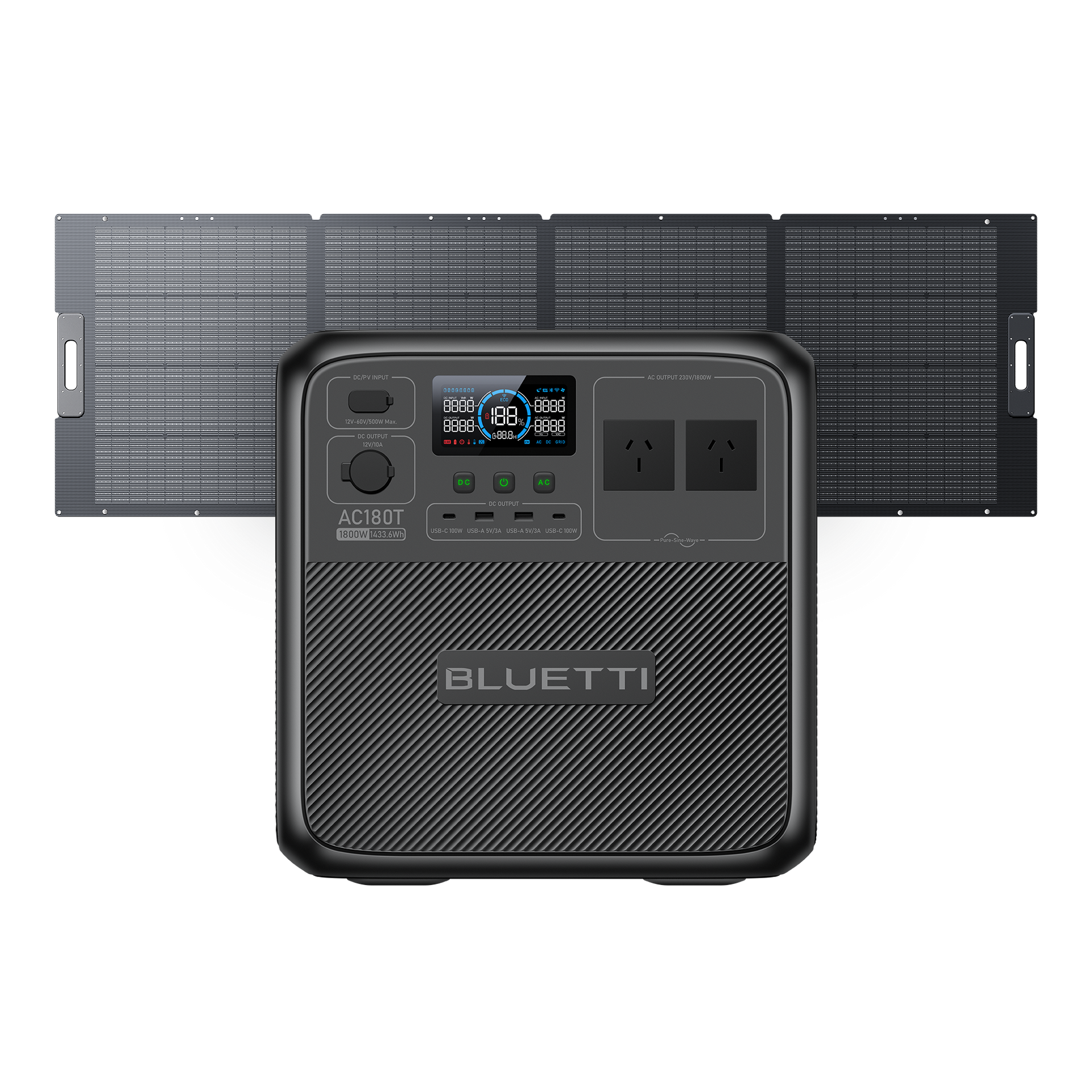 BLUETTI AC180T + 200W Solar Panel
