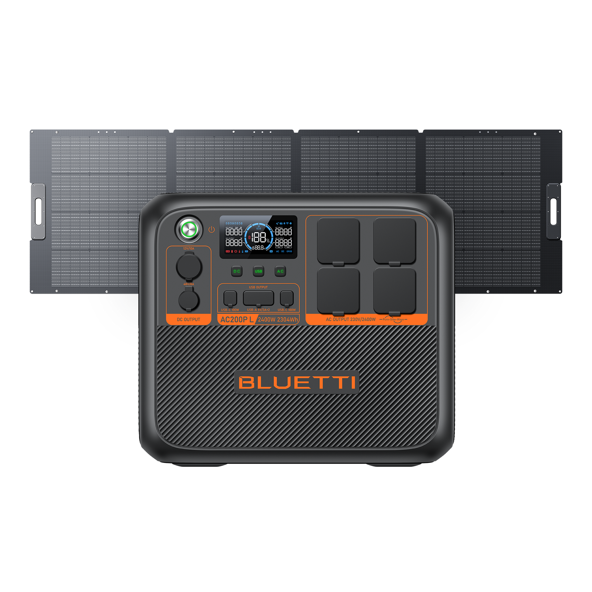 BLUETTI AC200P L + 350W Solar Panel