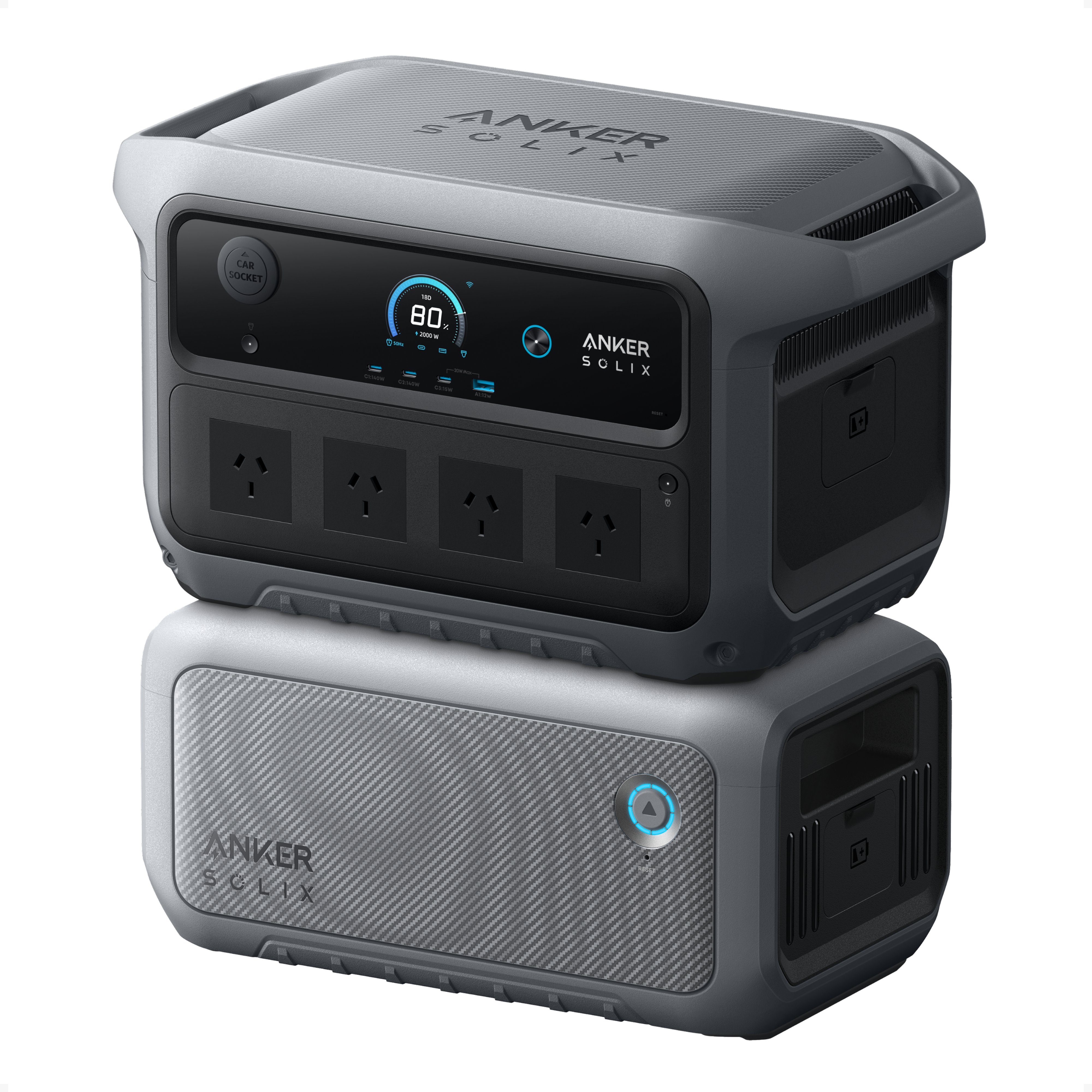 Anker SOLIX C2000 Gen 2 + Expansion Battery - 4096Wh | 2400W