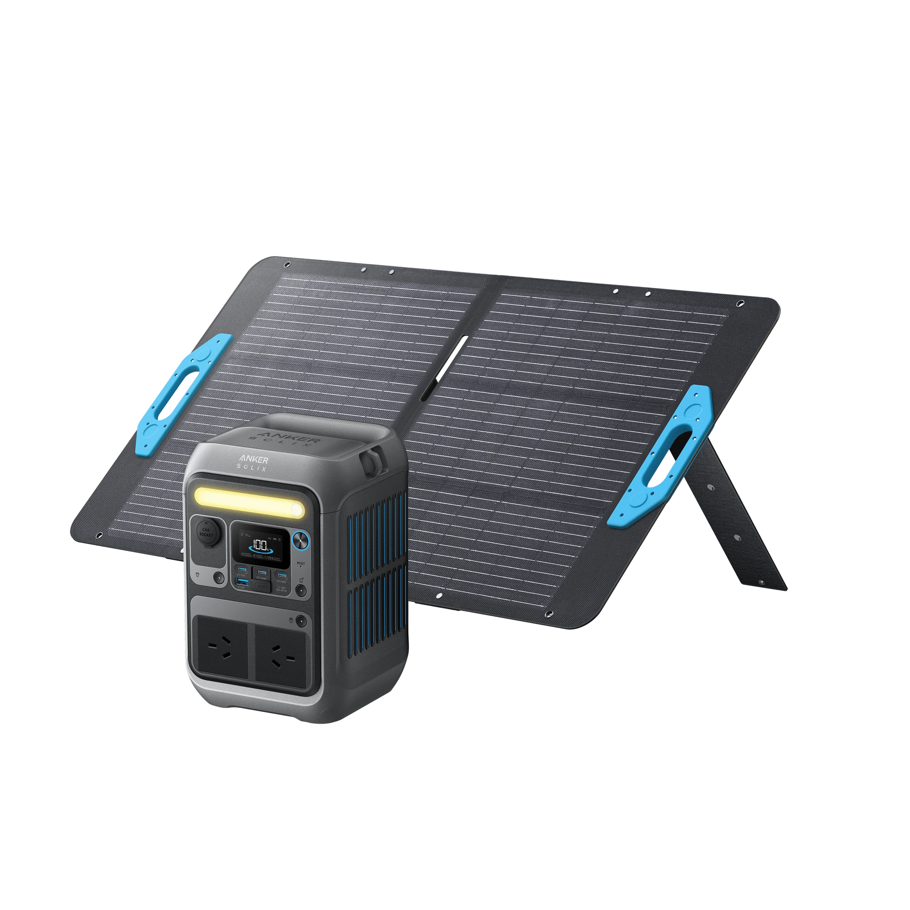 Anker SOLIX C300 + 100W Solar Panel – Portable Power New Zealand