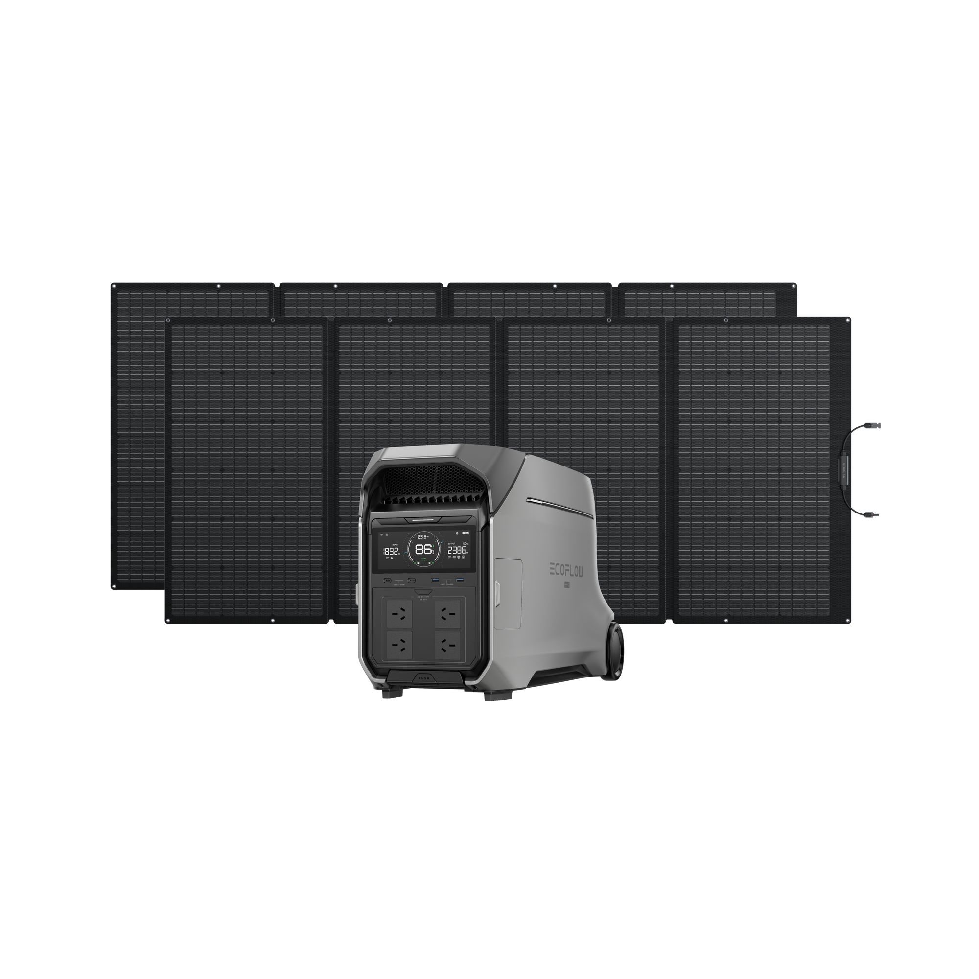 EcoFlow Delta Pro 3 + 2 x 400w Solar Panel