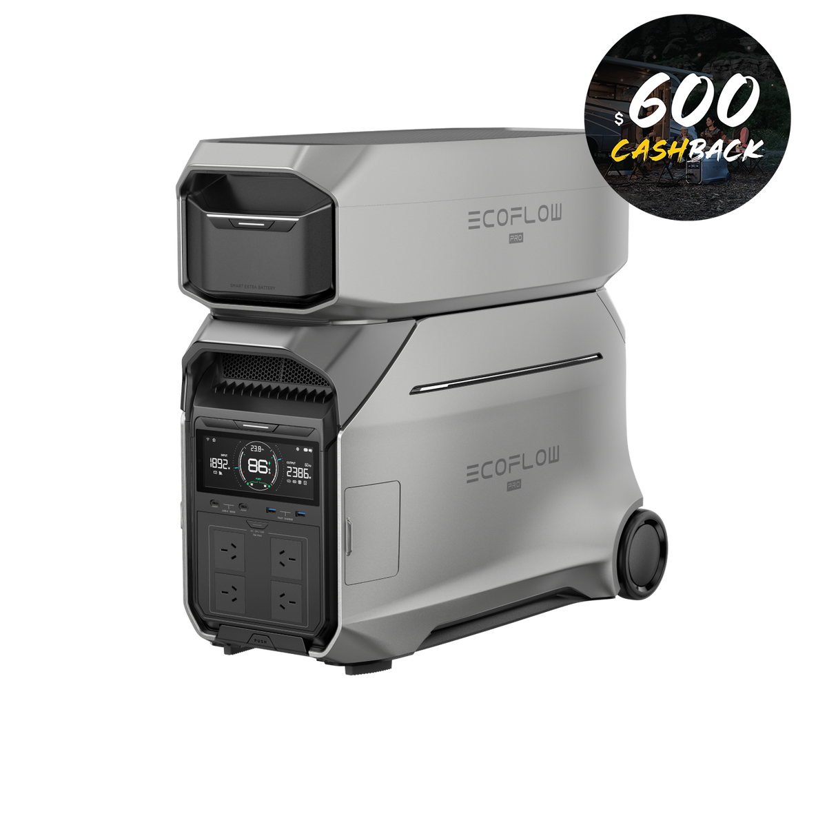 EcoFlow Delta Pro 3 + Smart Extra Battery