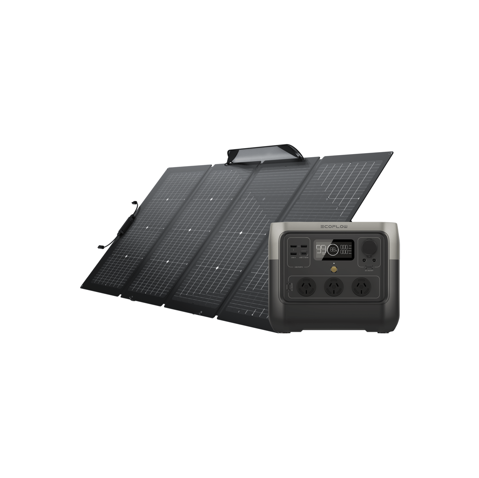 EcoFlow RIVER 2 Pro + 220W Solar Panel - Actiontech