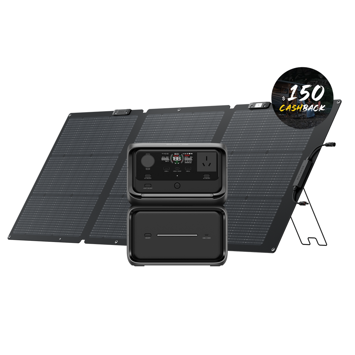 EcoFlow River 3 Max Plus + 160W lightweight Panel