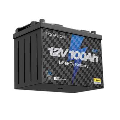 EcoFlow Lithium 12V 100Ah Deep Cycle LiFePO4 Battery