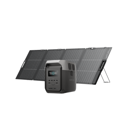 EcoFlow Delta 3 1500 + 220W Lightweight Solar Panel