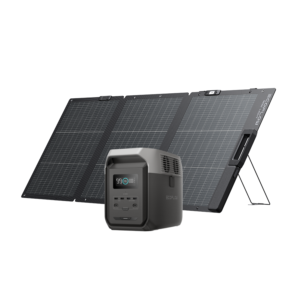 EcoFlow Delta 3 1500 + 160W Lightweight Solar Panel