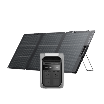 EcoFlow Delta 3 Plus + 160W Lightweight Solar Panel