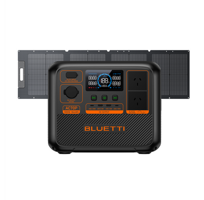 BLUETTI AC70P + 200W Solar Panel