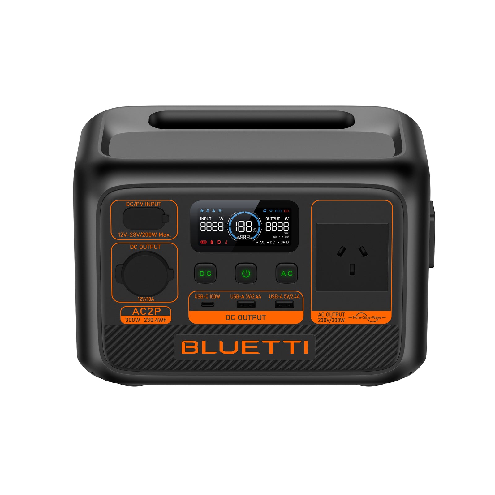 Bluetti AC2P + 60W Solar Panel