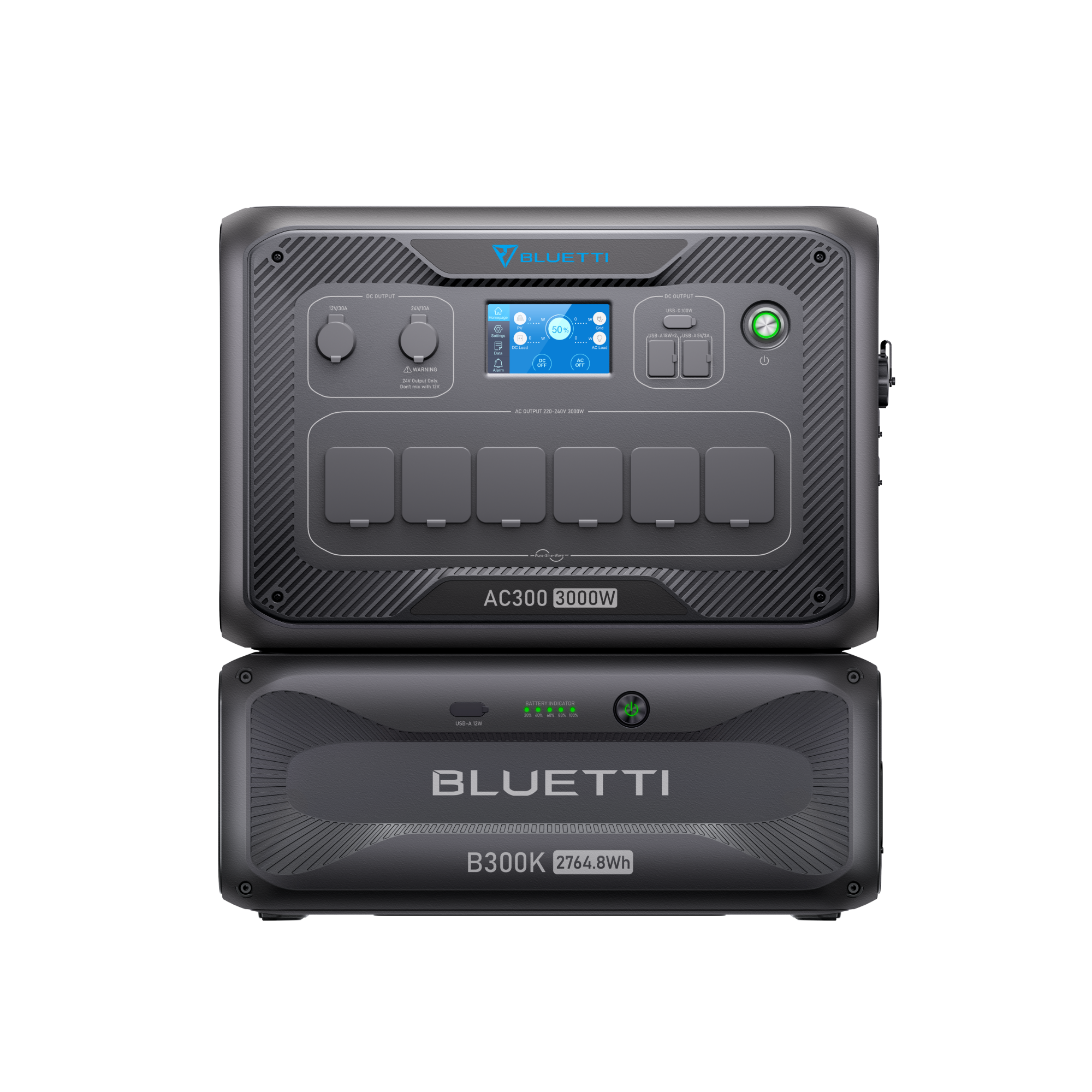 BLUETTI AC300 + B300K Battery | Home Battery Backup  | 3000W 2765Wh