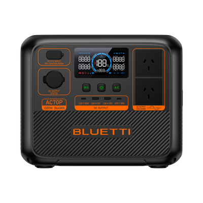 BLUETTI AC70P Portable Power Station | 1,000W 864Wh - Actiontech