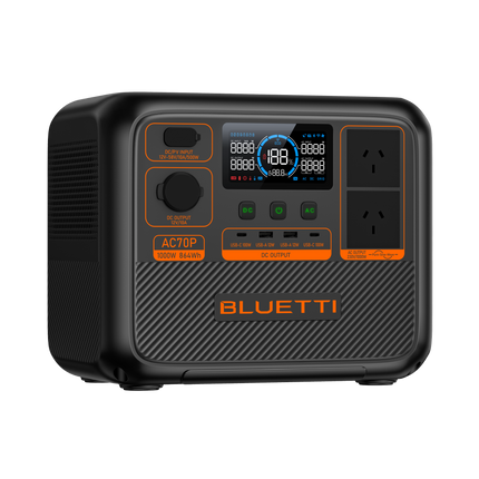 BLUETTI AC70P + 200W Solar Panel