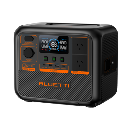 BLUETTI AC70P + 200W Solar Panel