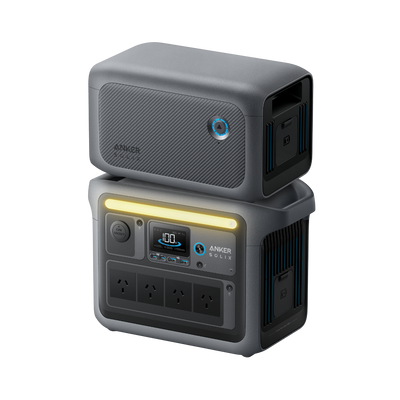 Anker SOLIX C1000 + Expansion Battery - 2,112Wh | 1,800W