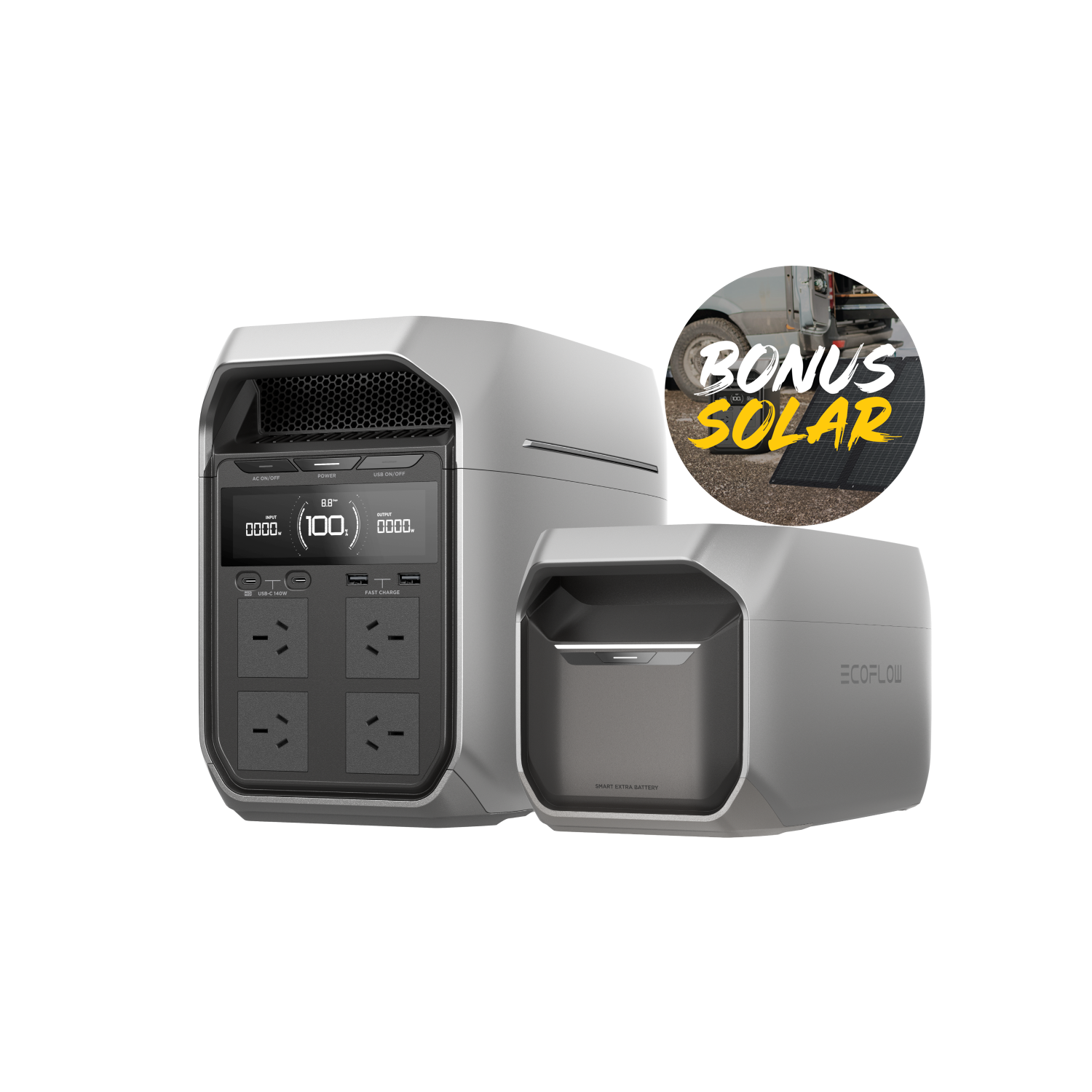 EcoFlow Delta 3 Plus + Smart Extra Battery