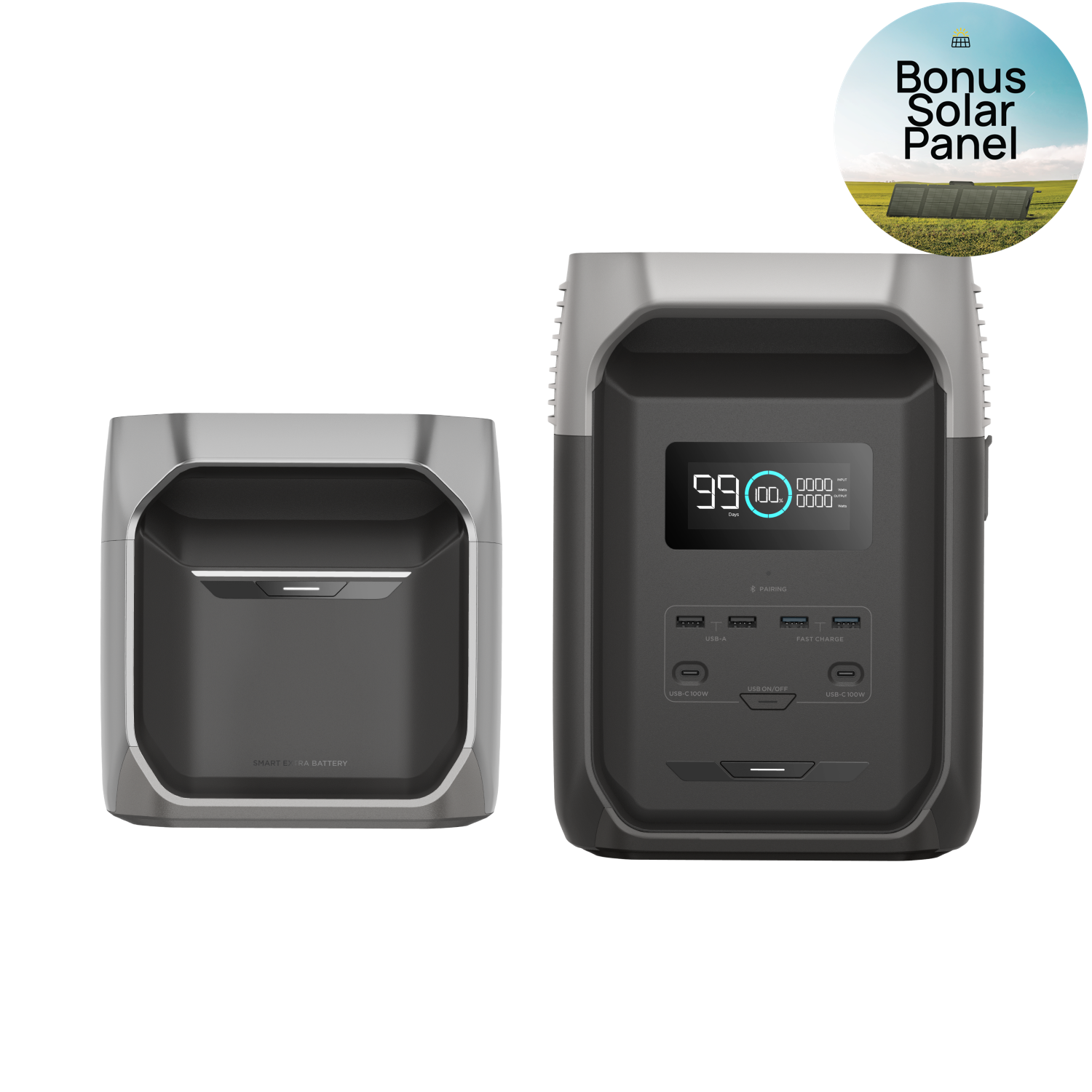 EcoFlow Delta 3 1500 + Smart Extra Battery