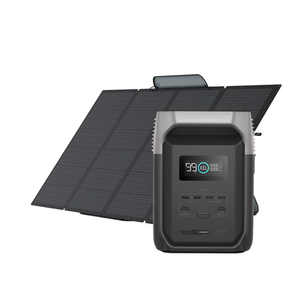 EcoFlow Delta 3 1500 + 400W Solar Panel