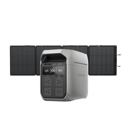 EcoFlow Delta 3 Plus + 220W Single Facial Solar Panel