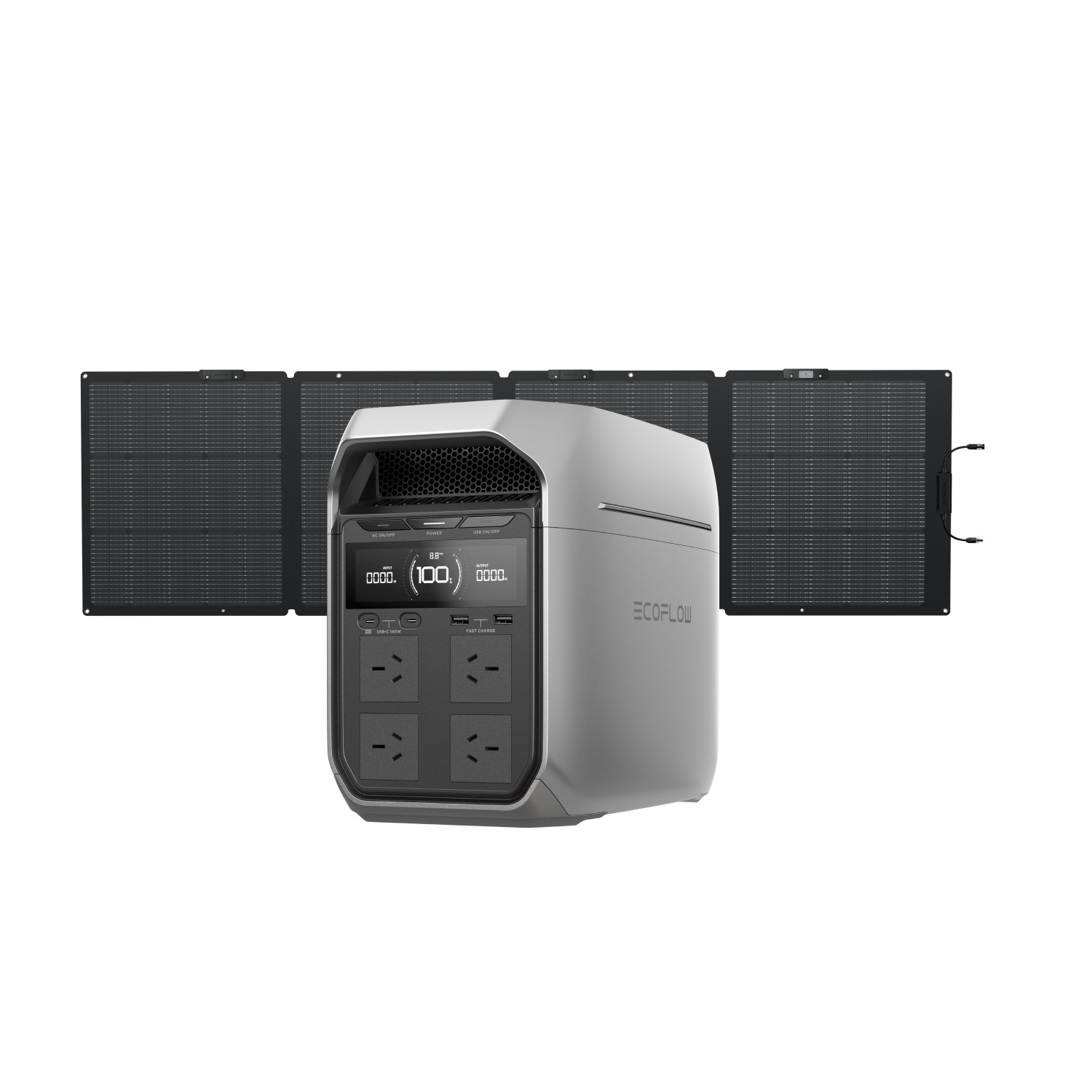 EcoFlow Delta 3 Plus + 220W Single Facial Solar Panel