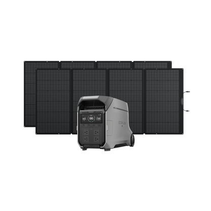 EcoFlow Delta Pro 3 + 2 x 400w Solar Panel