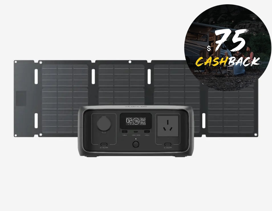 EcoFlow River 3 (UPS) + 60W Solar Panel