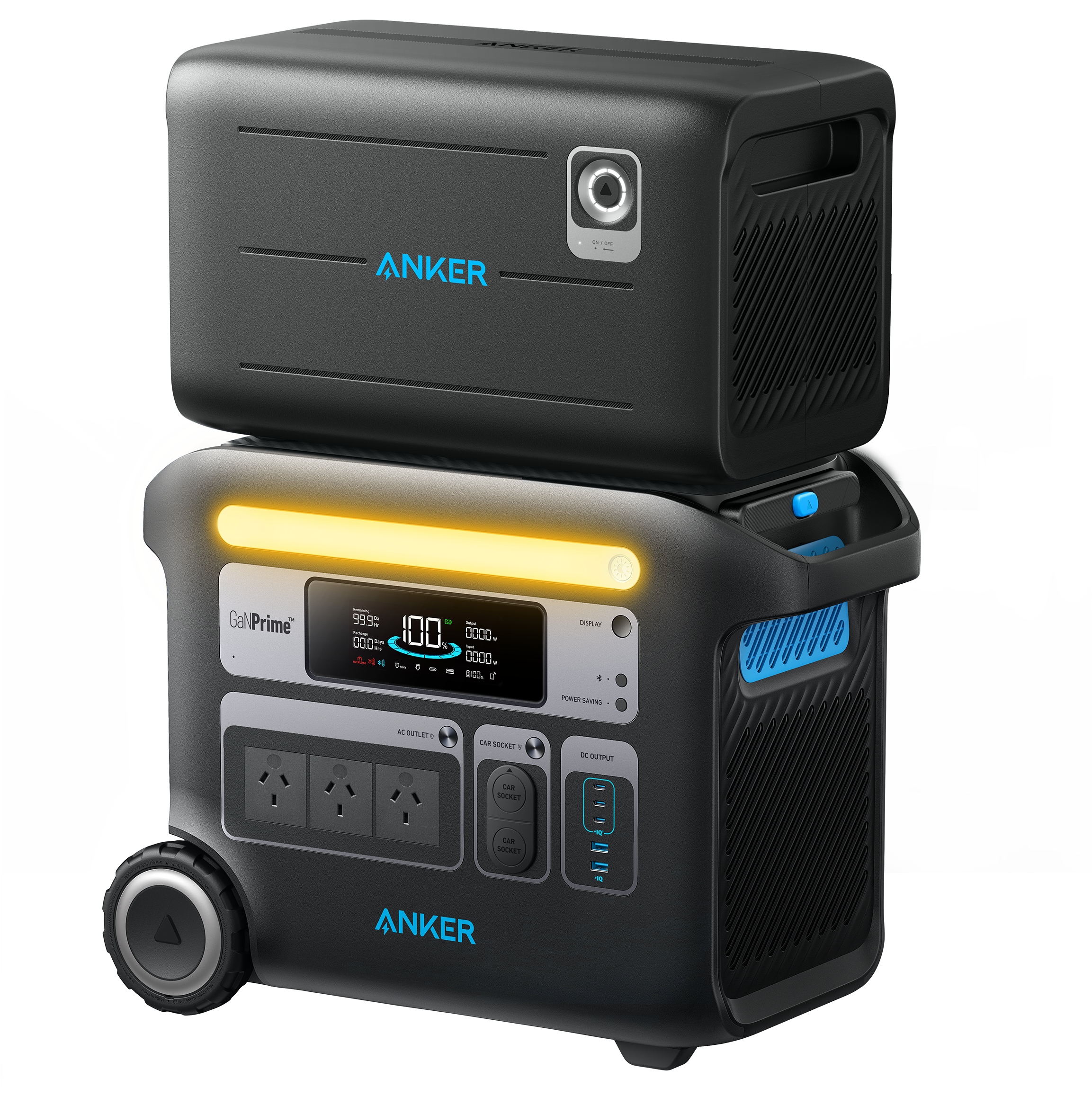 Anker SOLIX F2000 Solar Generator + Expansion Battery + 400W Solar Panel