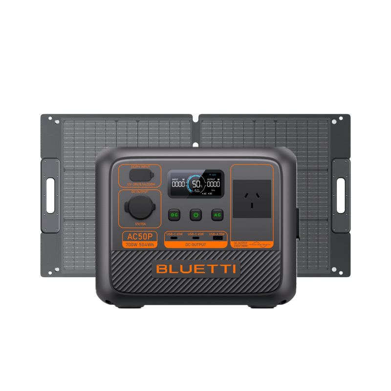 Bluetti AC50P + 100W Solar Panel