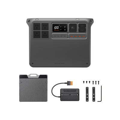 DJI Power 2000 + 200W Solar Panel Combo