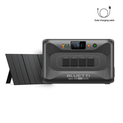 BLUETTI Apex 300 + 350W Solar Panel | 3,840W 2764.8Wh